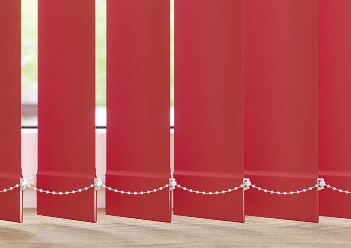 Roma (FR), Crimson - Vertical Blind Slats - Image 3